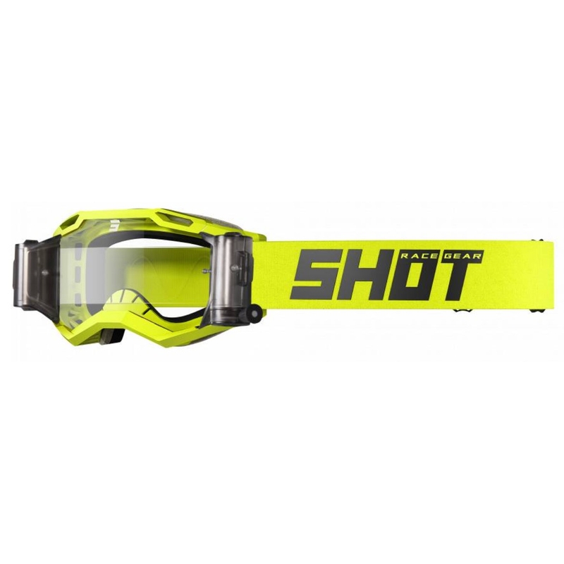 Gogle motocrossowe Shot Iris 2.0 Solid Roll-Off fluo-yellow