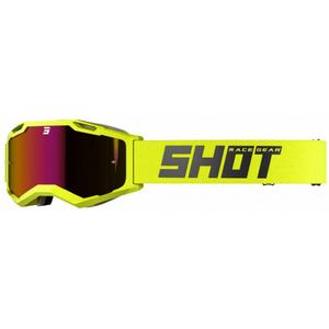 Gogle motocrossowe Shot Iris 2.0 Solid fluo yellow