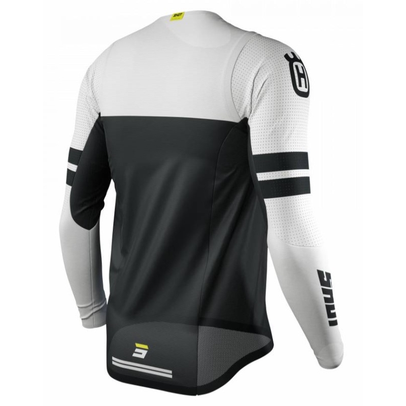 Koszulka motocrossowa Shot Aerolite Husqvarna czarna