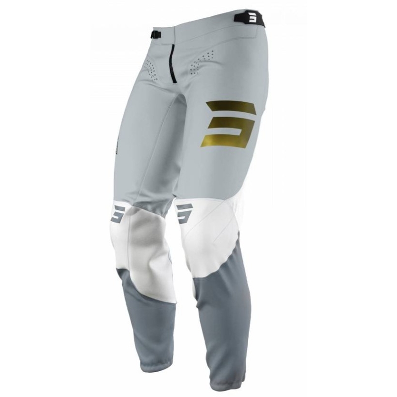 Shot Aerolite Prime Motocross Pants biało-szary