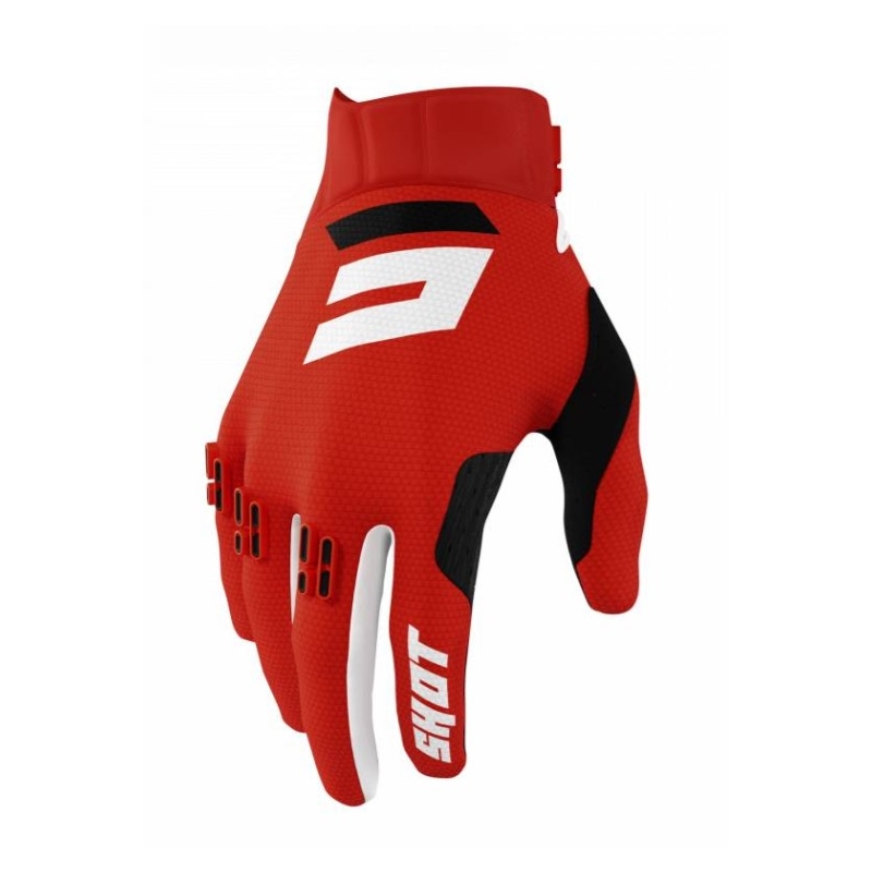 Rękawice motocrossowe Shot Aerolite Gradient Red