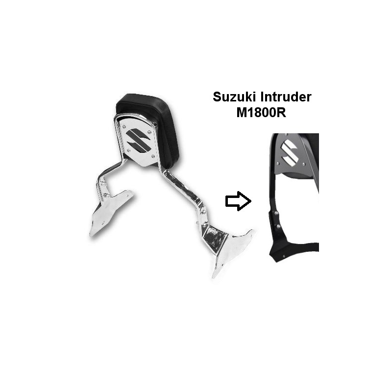 Oparcie pasażera - Suzuki Intruder M1800R czarne wyprzedaż