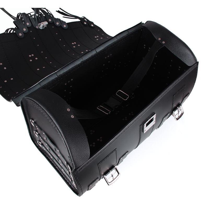 Moto kufer skórzany Chopper RSA-15C ze zamkiem