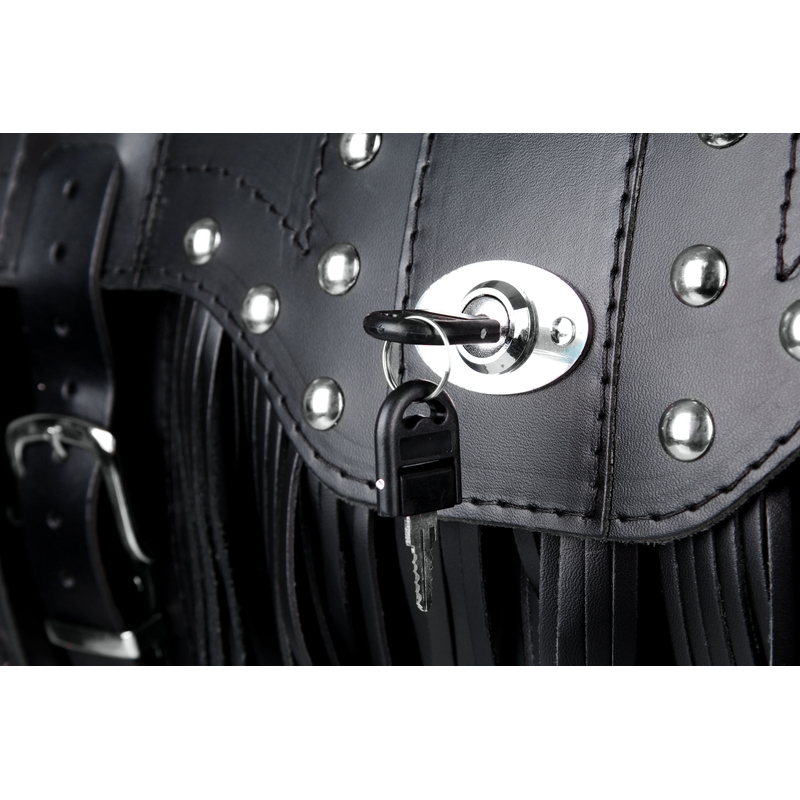 Moto kufer skórzany Chopper RSA-15C ze zamkiem