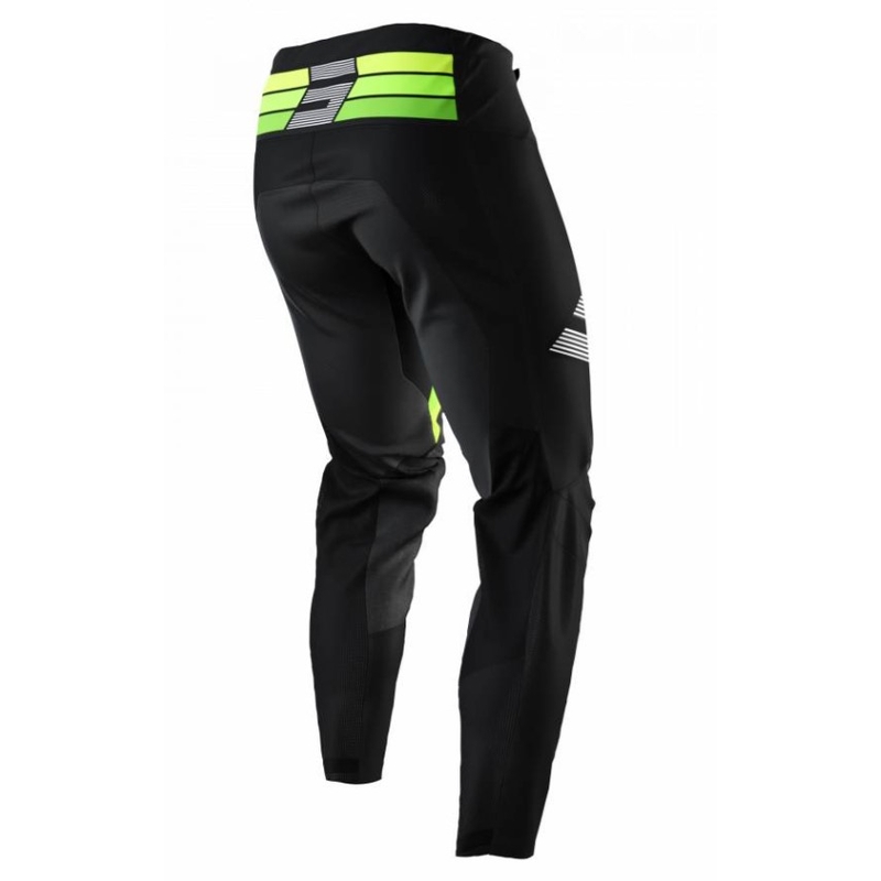 Spodnie motocrossowe Shot Contact Story czarno-zielone outlet. wyprzedaż