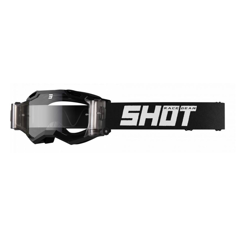 Gogle motocrossowe Shot Assault 2.0 Solid Roll-Off czarne.