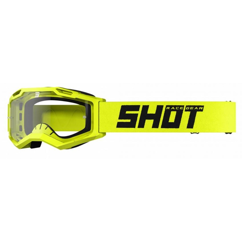 Gogle motocrossowe Shot Assault 2.0 Solid fluo yellow.