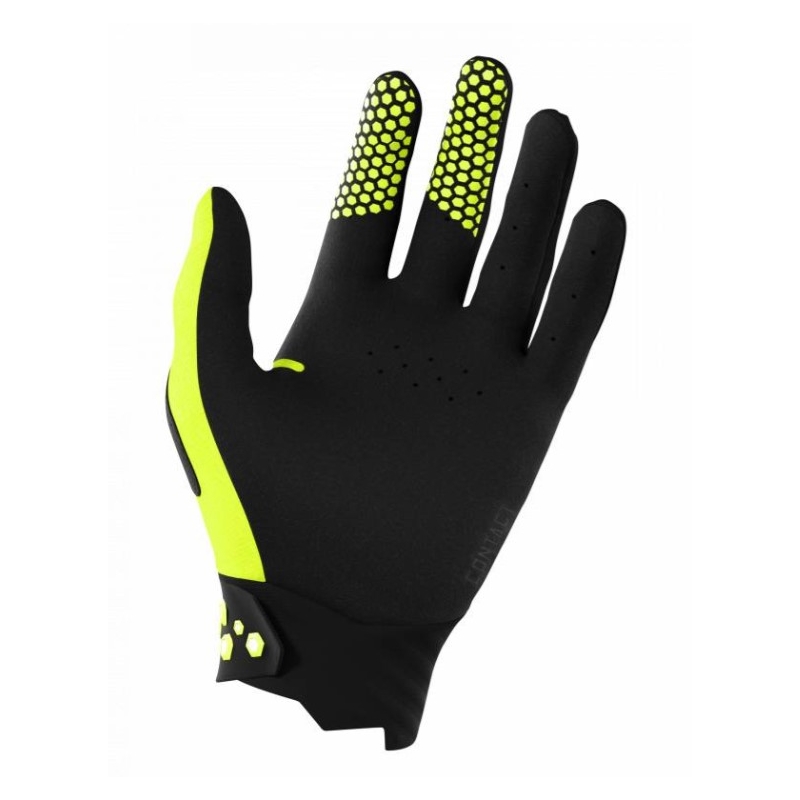 Rękawice motocrossowe Shot Contact black-fluo yellow outlet wyprzedaż