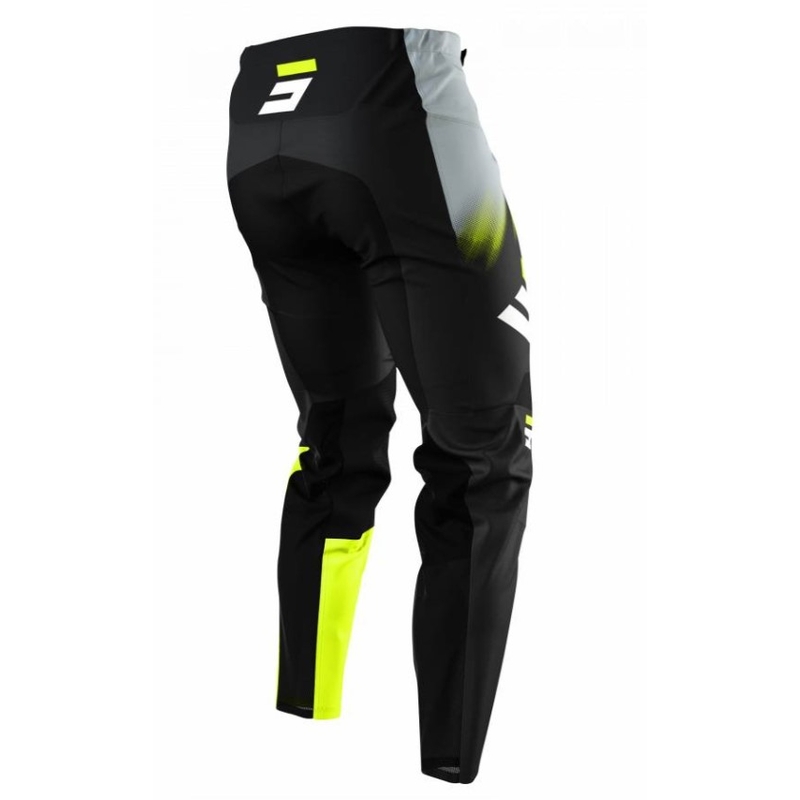 Spodnie motocrossowe Shot Devo Versus black-grey-yellow outlet. wyprzedaż