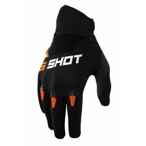 Rękawice motocrossowe Shotcross czarno-pomarańczowe wyprzedaż
