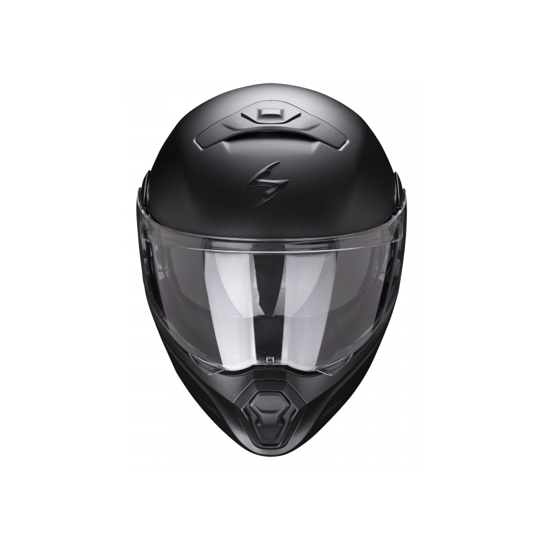 Szczękowy kask motocyklowy Scorpion EXO-930 Solid perłowy szary matowy - II. jakost
