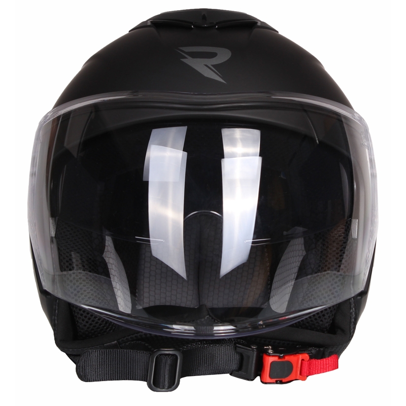 Kask motocyklowy otwarty Street Racer Pilot Black Matte