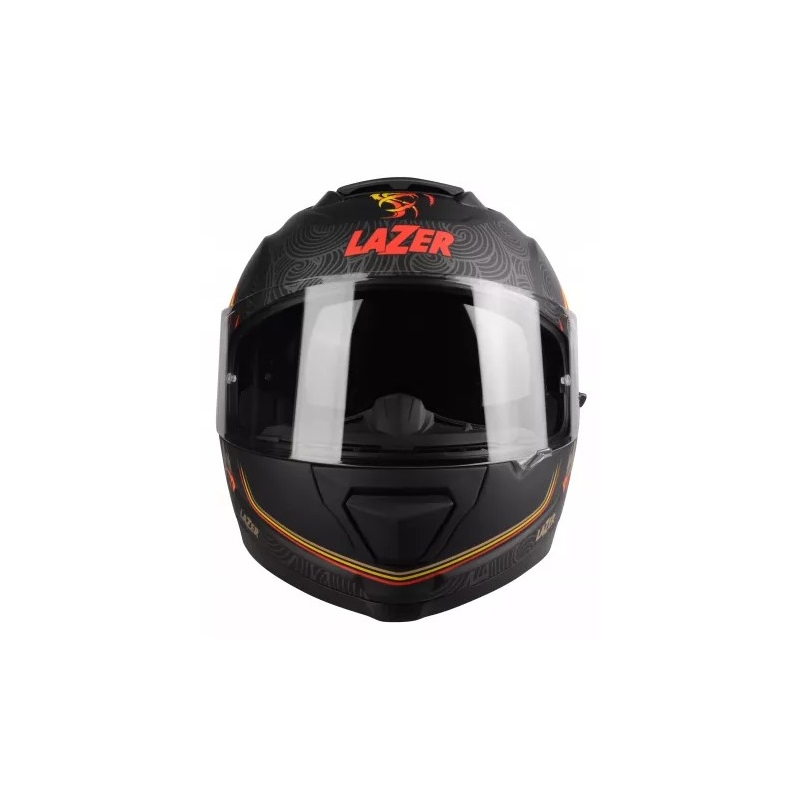 Integralny kask motocyklowy Lazer Rafale Evo Phoenix czarno-szaro-pomarańczowy
