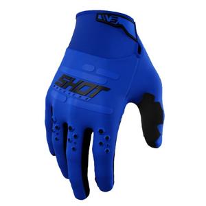 Rękawice motocrossowe Shot Vision niebieskie