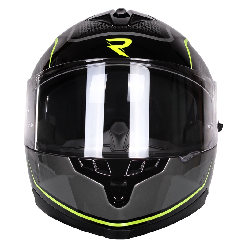Street Racer Magna czarno-żółty integralny kask motocyklowy