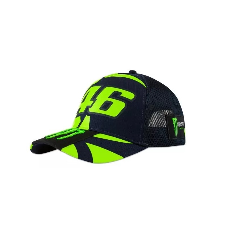 Czapka dziecięca VR46 Valentino Rossi niebiesko-fluo żółta