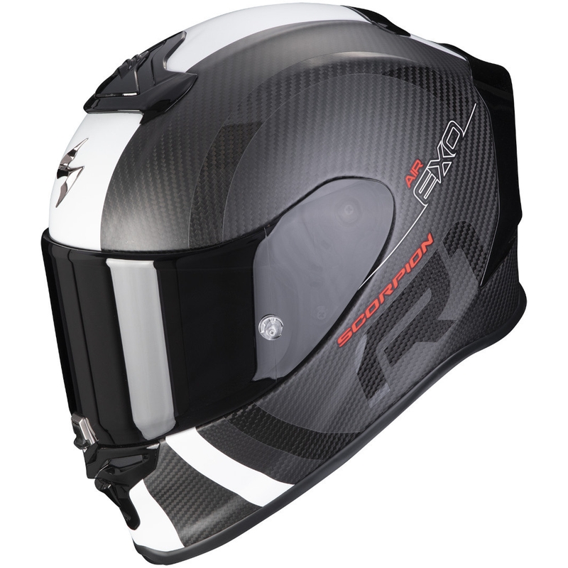 Kask integralny Scorpion EXO-R1 Carbon Air MG czarny i biały matowy