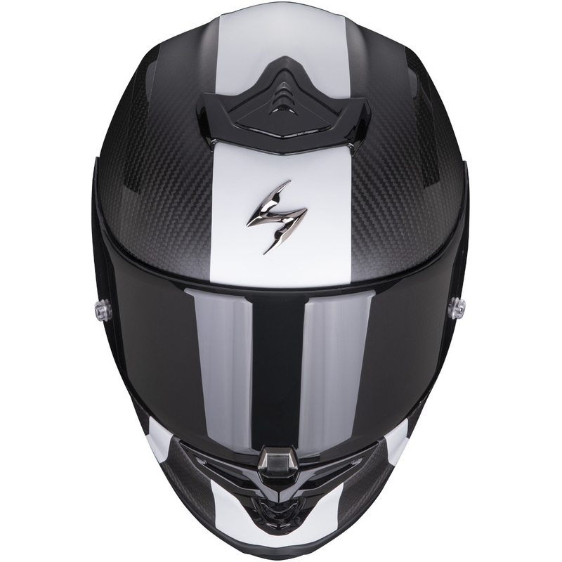 Kask integralny Scorpion EXO-R1 Carbon Air MG czarny i biały matowy