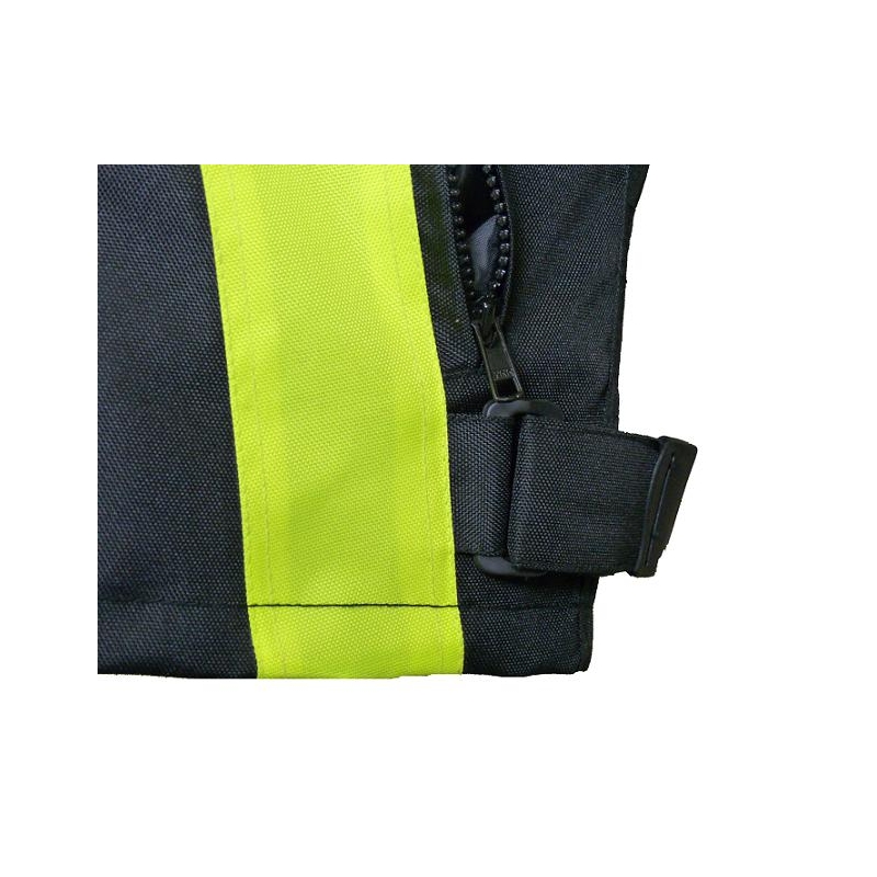Kurtka motocyklowa RSA ST-01 czarno-fluo żółta - II. jakość