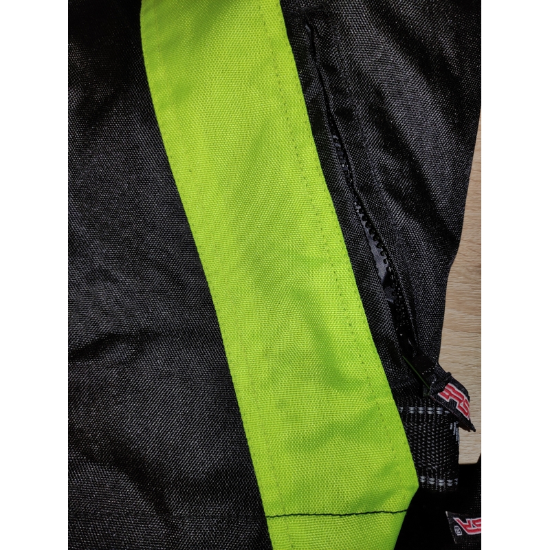 Kurtka motocyklowa RSA ST-01 czarno-fluo żółta - II. jakość