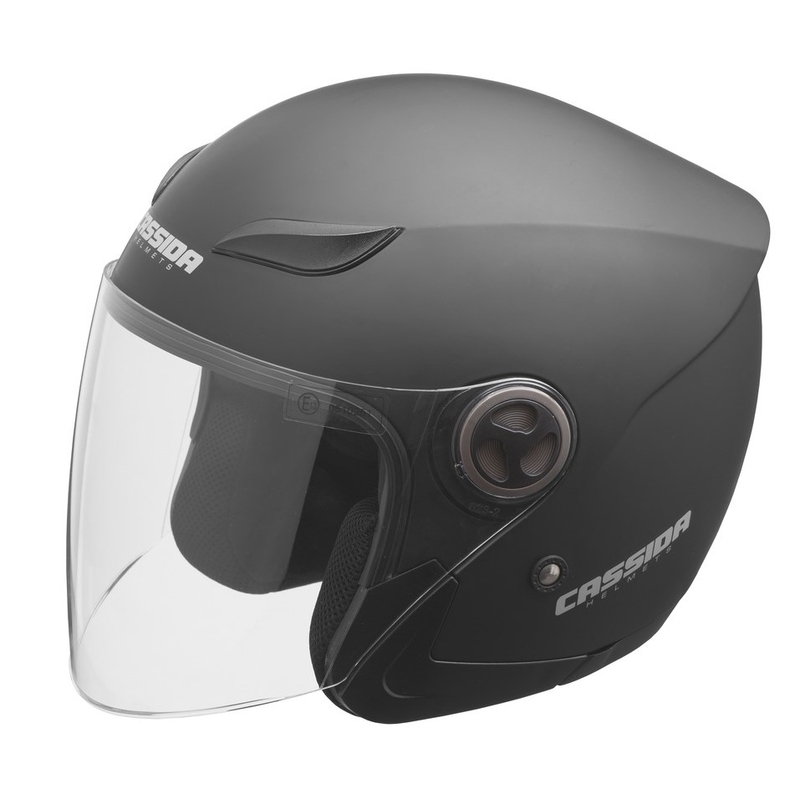 Otwarty kask motocyklowy Cassida Reflex czarny matowy