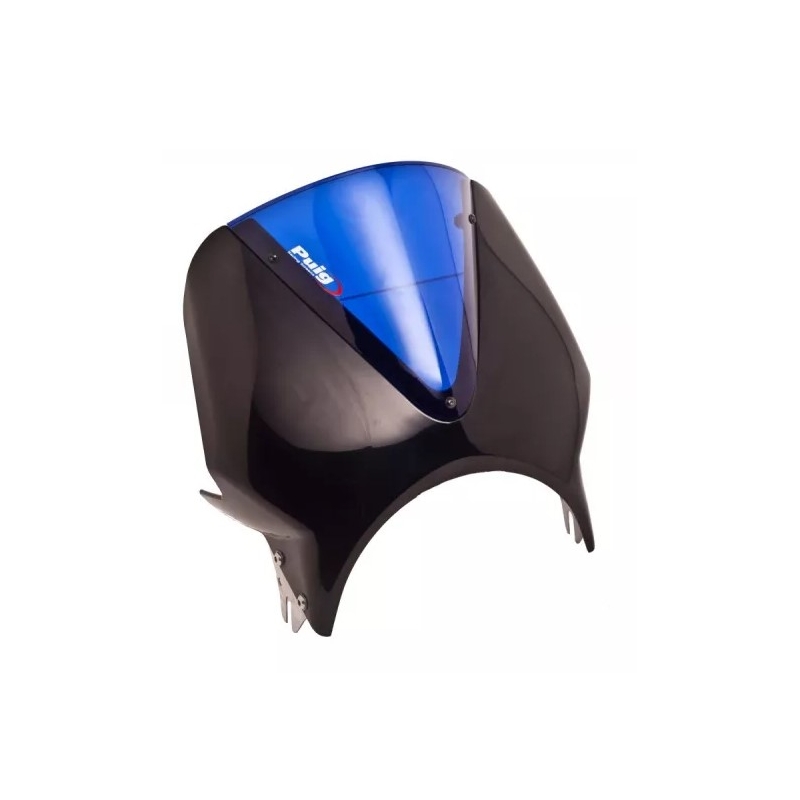 Windshield PUIG VISION black/blue