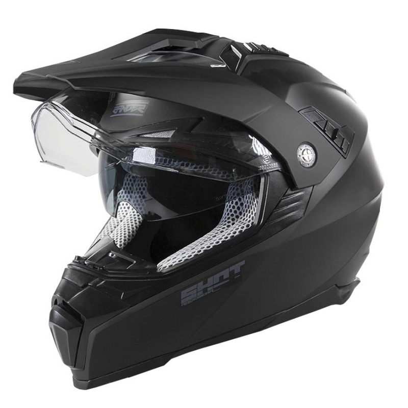 Kask motocyklowy Enduro Shot Ranger Solid Black Matte wyprzedaż