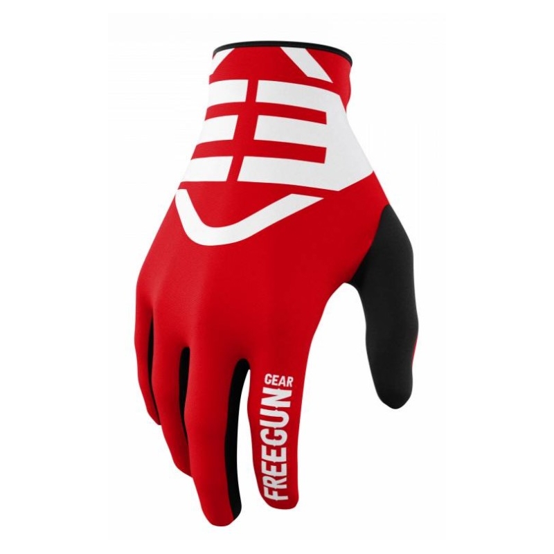 Rękawice motocrossowe Shot Devo Skin black-white-red