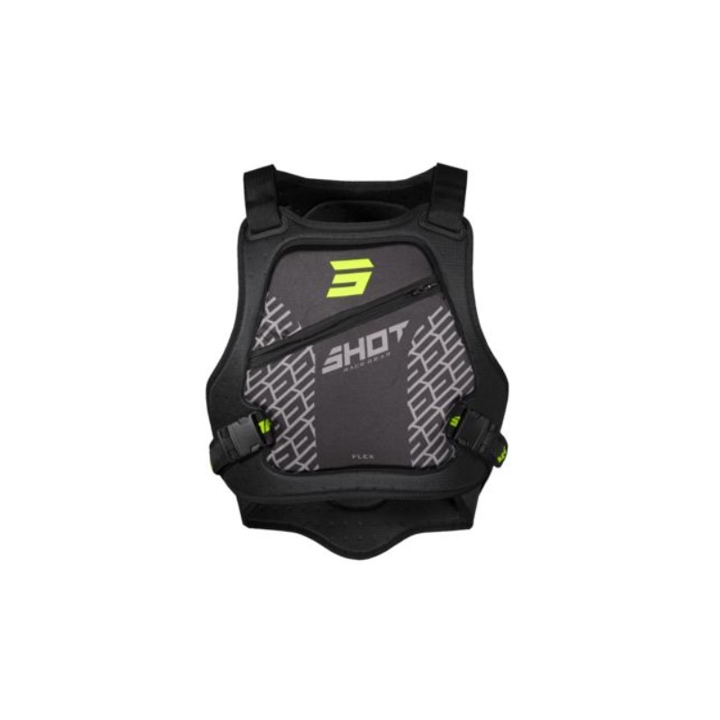 Kamizelka ochronna Shot Armor czarno-fluo żółta