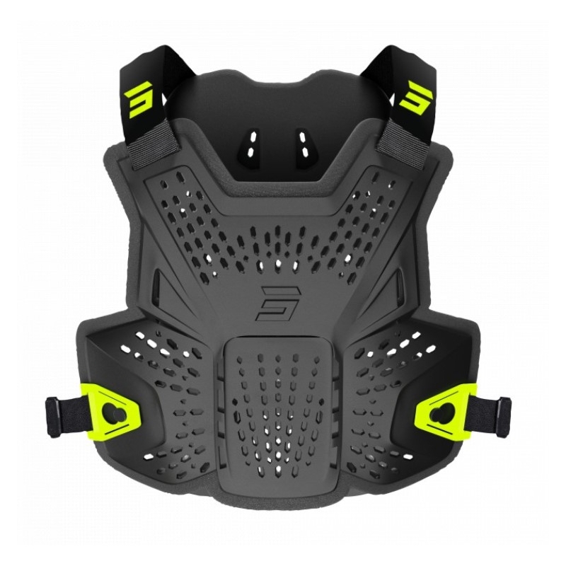 Ochraniacz klatki piersiowej Shot Airflow czarny-fluo żółty
