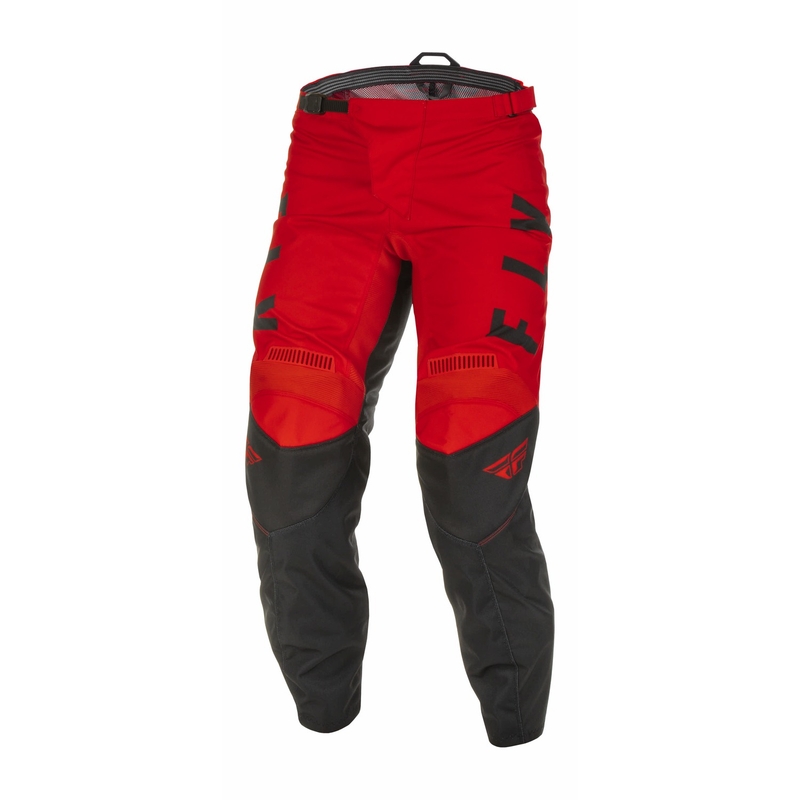 Spodnie motocrossowe FLY Racing F-16 2022 czarno-czerwone
