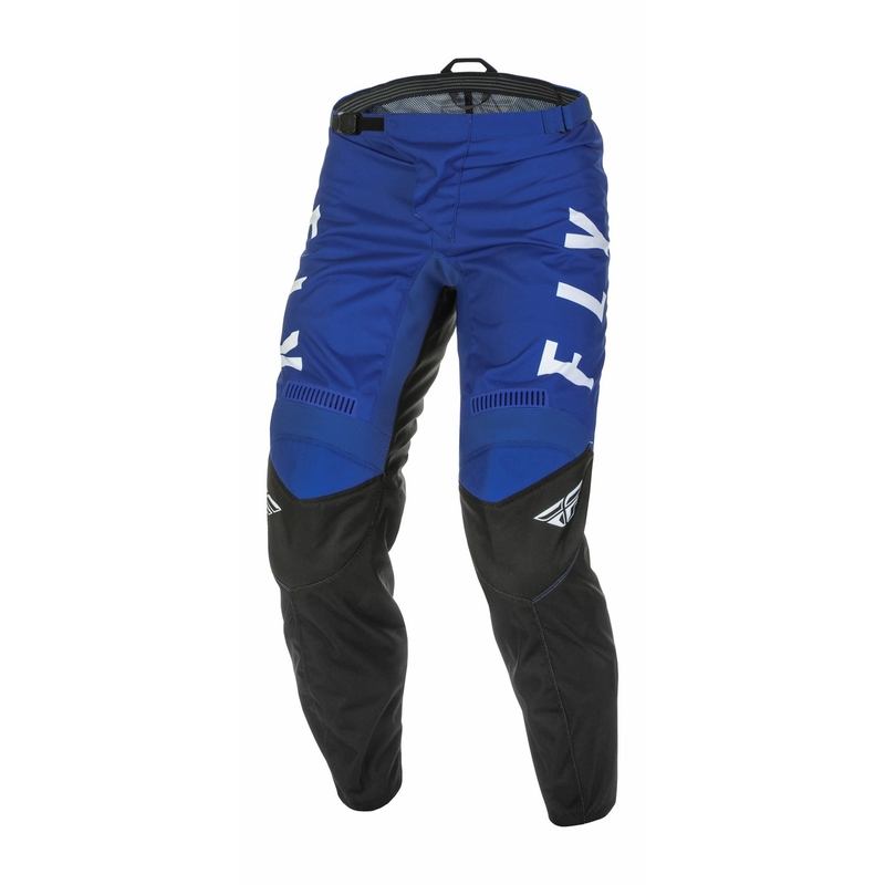 Spodnie motocrossowe FLY Racing F-16 2022 czarno-szaro-niebieskie