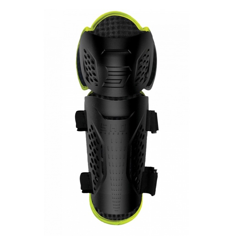 Nakolanniki Shot Optimal 2.0 black-fluo yellow