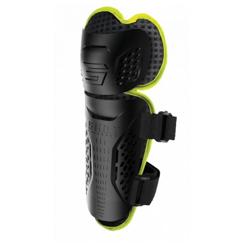 Nakolanniki Shot Optimal 2.0 black-fluo yellow