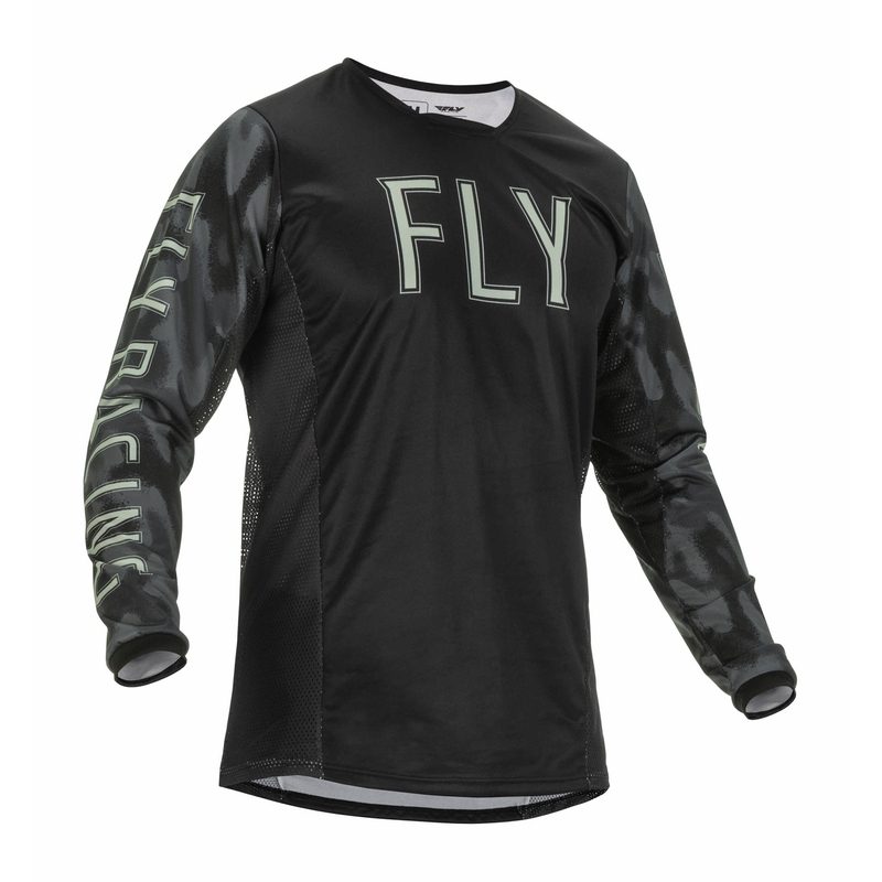 Koszulka motocrossowa FLY Racing Kinetic S.E. 2022 black-grey camo
