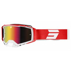 Gogle motocrossowe Shot Core white-red
