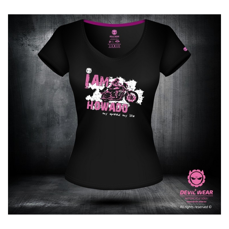 Damska koszulka Devils Wear - I am Howado-my speed my life wyprzedaż