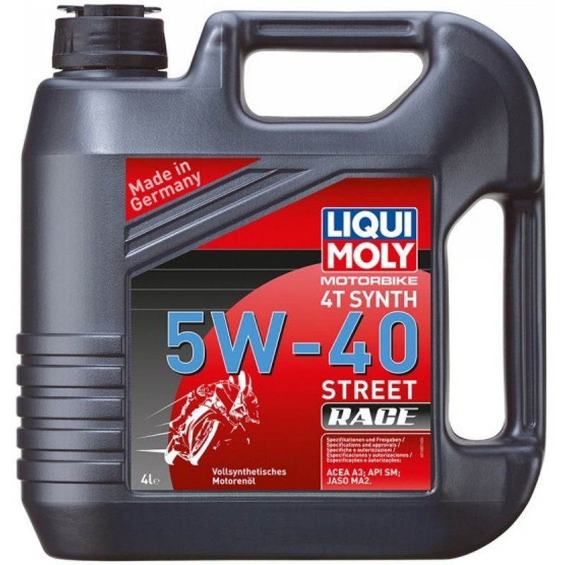 LIQUI MOLY Motorbike 4T Synth 5W40 Olej silnikowy wyścigowy 4 l