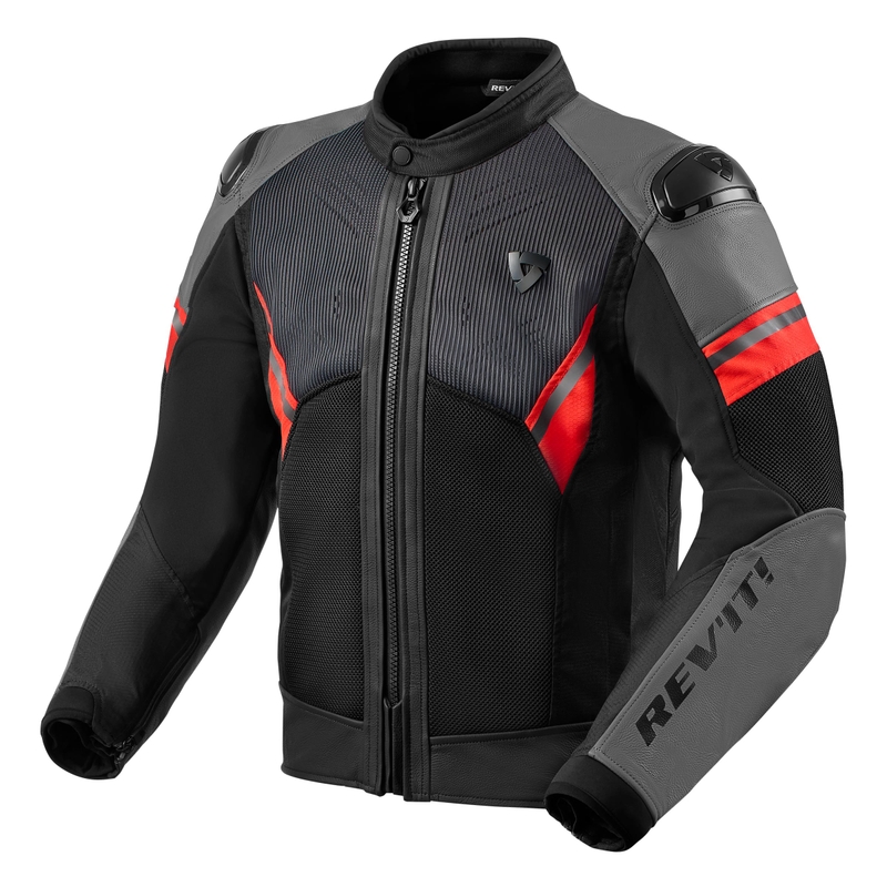 Kurtka motocyklowa Revit Mantis 2 H2O czarno-czerwona wyprzedaż