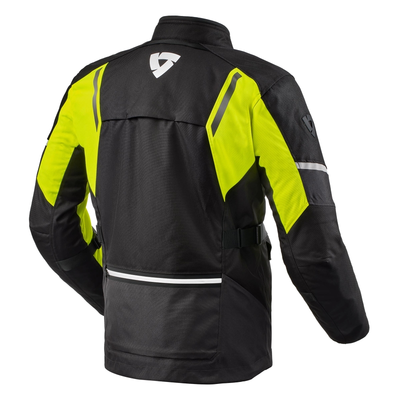Kurtka motocyklowa Revit Move H2O czarno-fluo żółta wyprzedaż