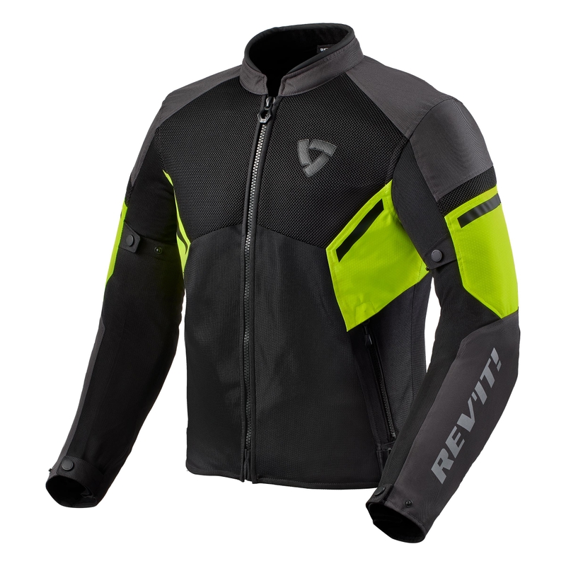 Kurtka motocyklowa Revit GT-R Air 3 czarno-fluo żółta