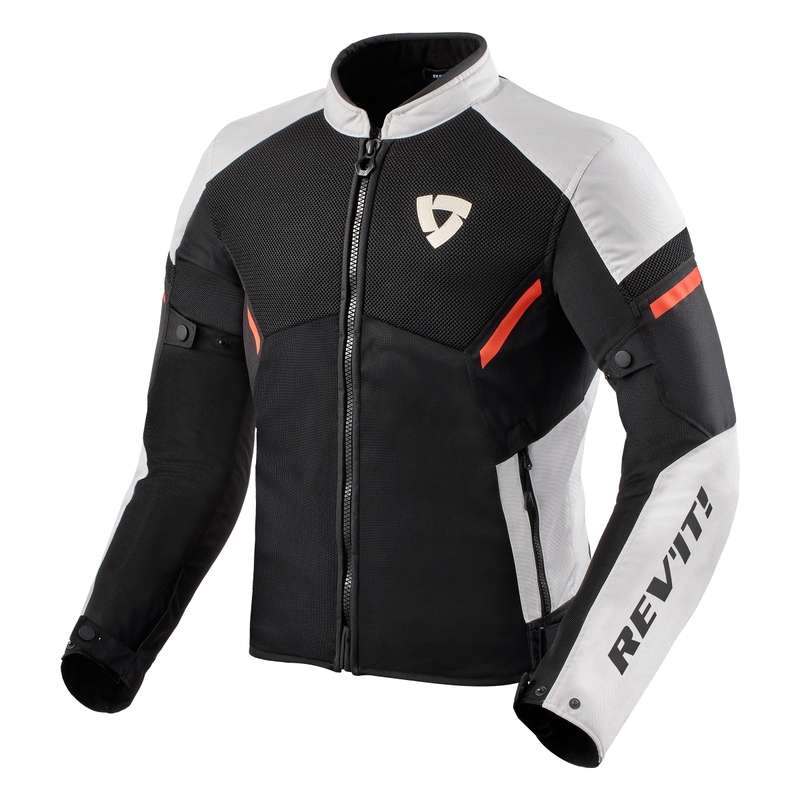 Kurtka motocyklowa Revit GT-R Air 3 black-white-fluo red.