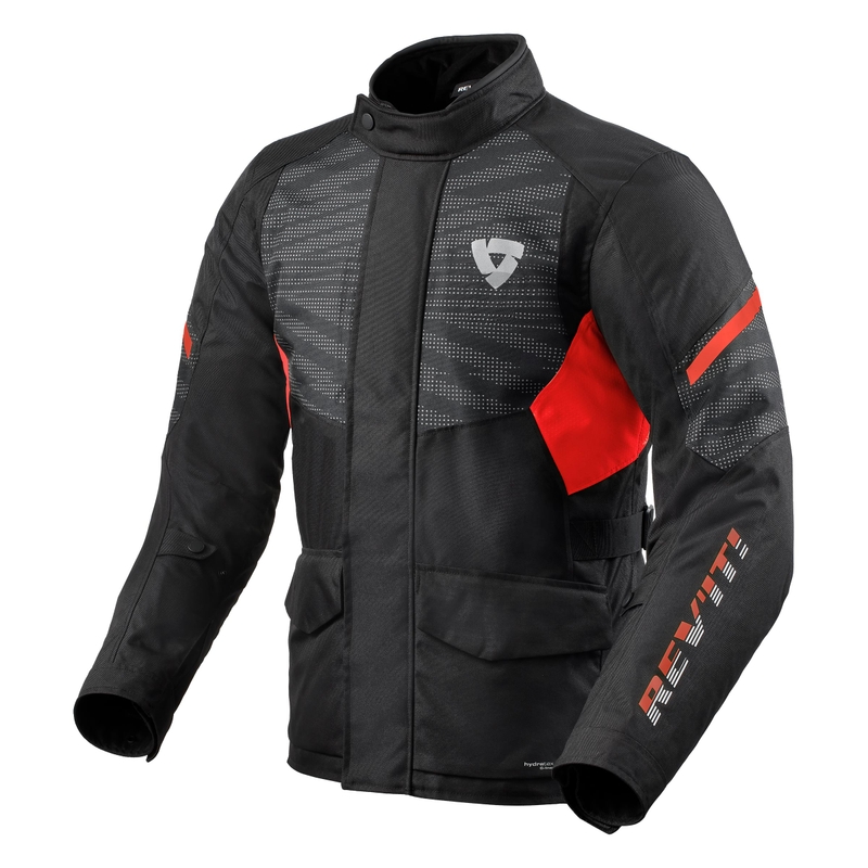 Revit Duke H2O kurtka motocyklowa czarno-czerwona wyprzedaż