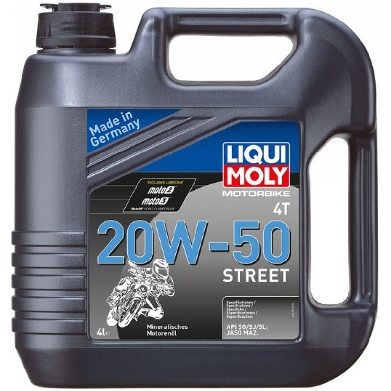 Olej silnikowy LIQUI MOLY Motocykl 4T 20W50 Uliczny 4 l