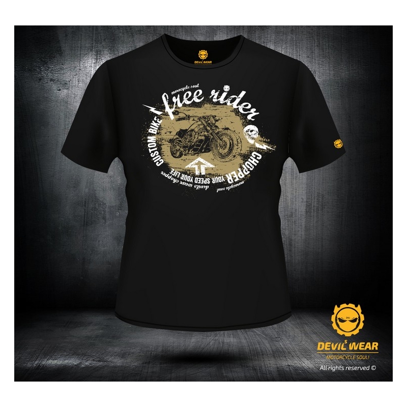 Męska koszulka Devils Wear - Free Rider Chopper wyprzedaż