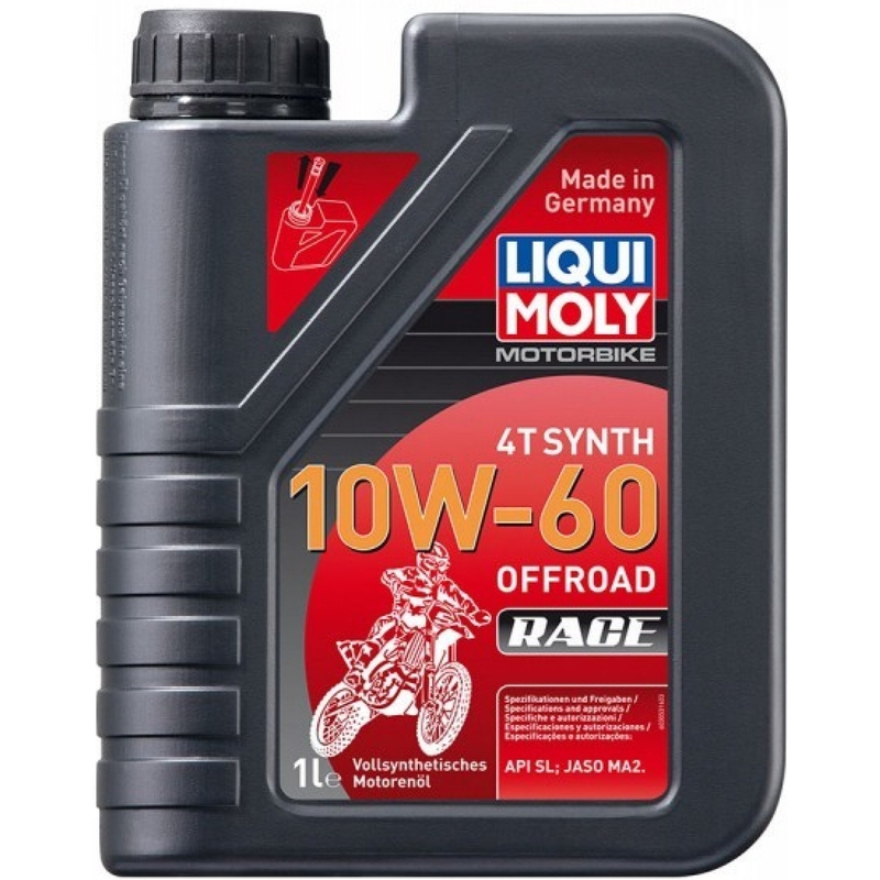 Olej silnikowy LIQUI MOLY Motorbike 4T Synth 10W60 Offroad Race 1 l