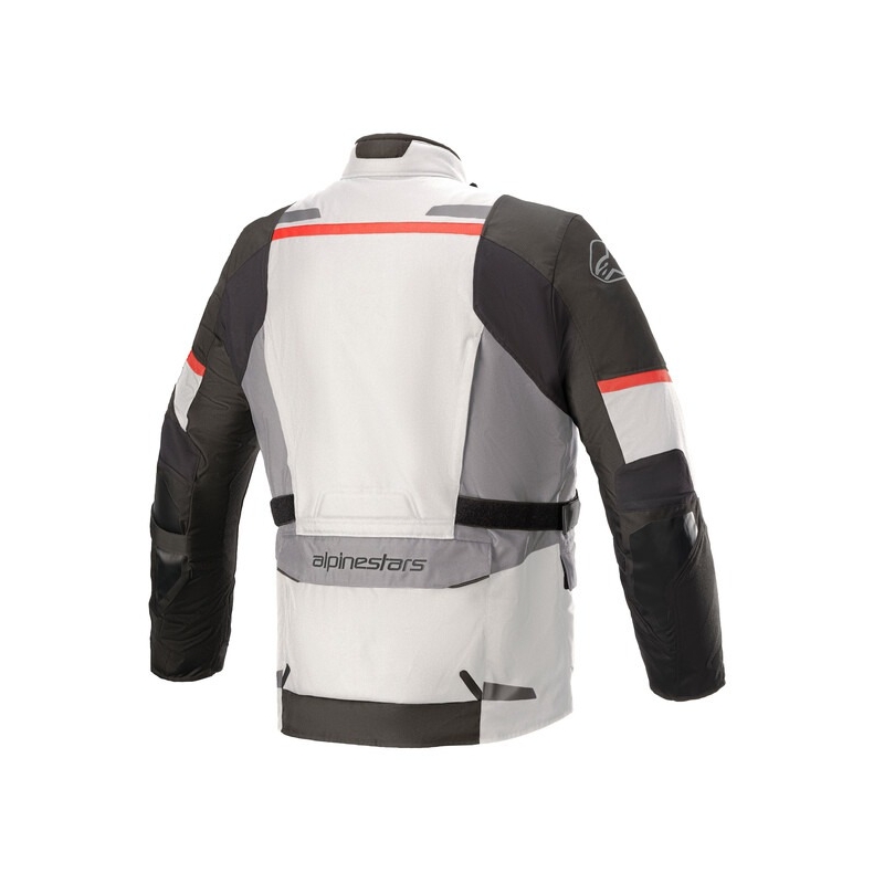 Kurtka motocyklowa Alpinestars Andes Drystar szaro-czarno-czerwona