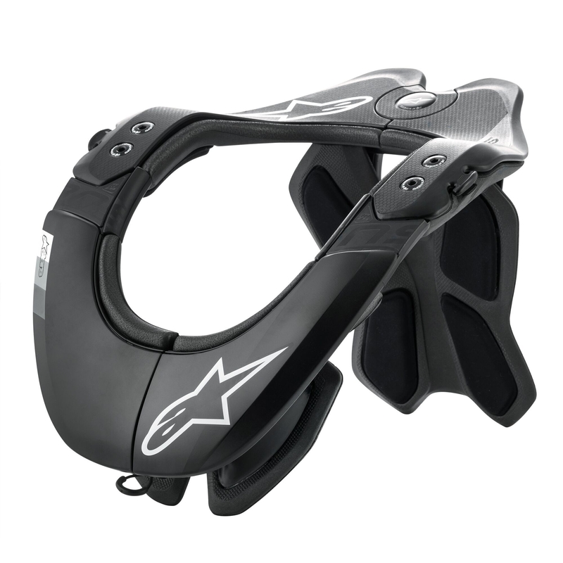 Alpinestars BNS Tech-2 ochraniacz kręgosłupa szyjnego czarno-szary
