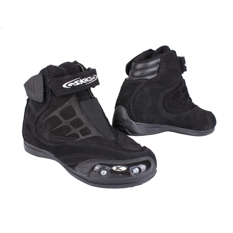 Damskie/Dziecięce buty motocyklowe Askew Racer czarne wyprzedaż