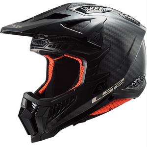Kask motocrossowy LS2 MX703 X-Force Solid Carbon czarny